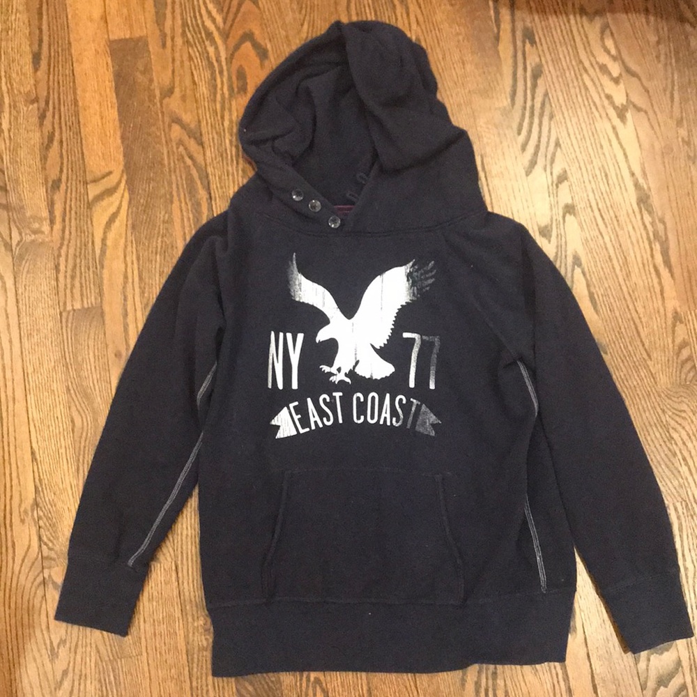 American Eagle navy blue hoodie